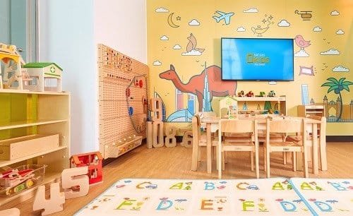 Kids Area at Plaza Premium Lounge at Dubai Airport
